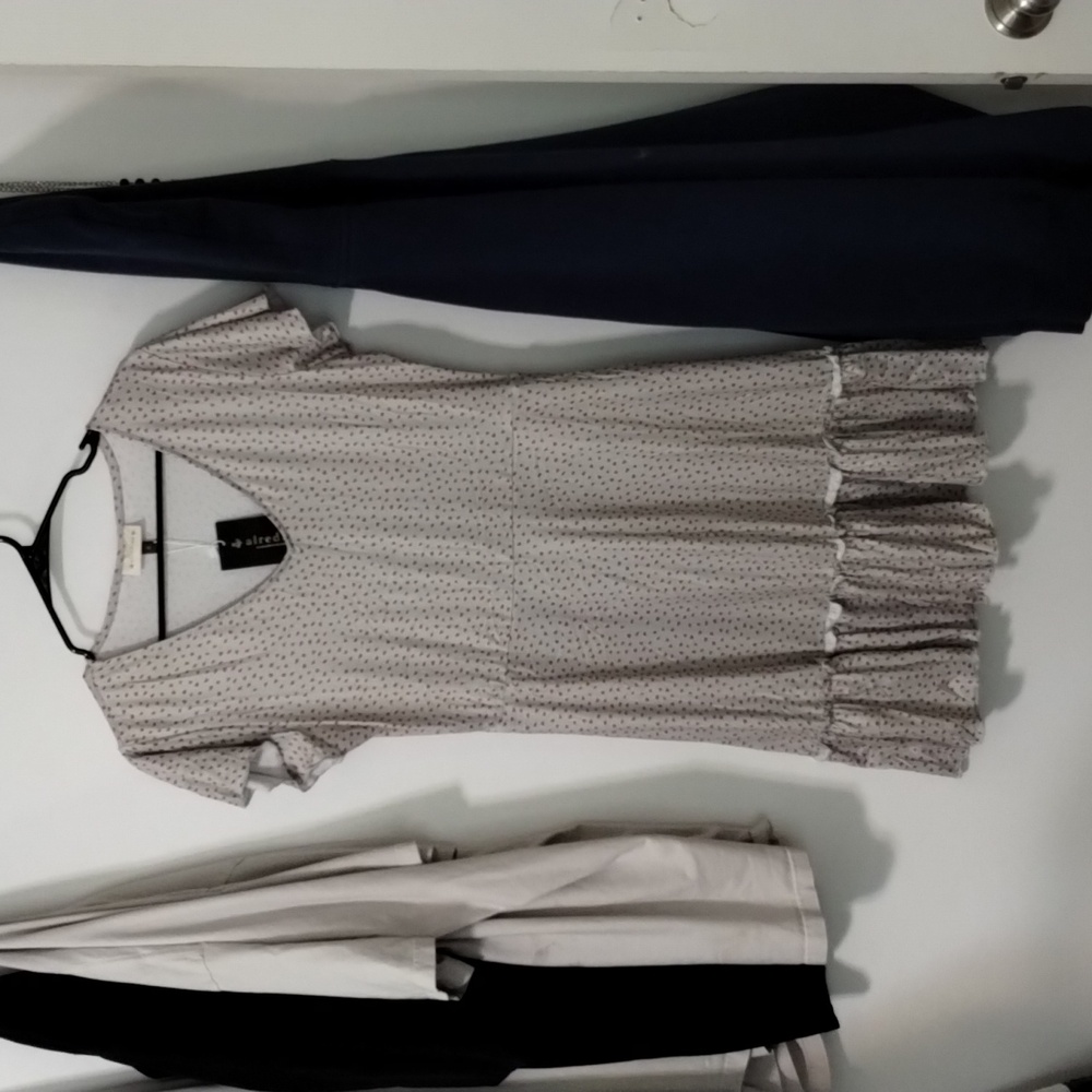 Mint Dress with Mini Red Hearts